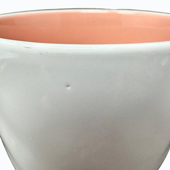 Rae Dunn Birthday Mug Ceramic Large Coffee Cup Magenta  Gift Pink Lining Dimples - Picture 6 of 8